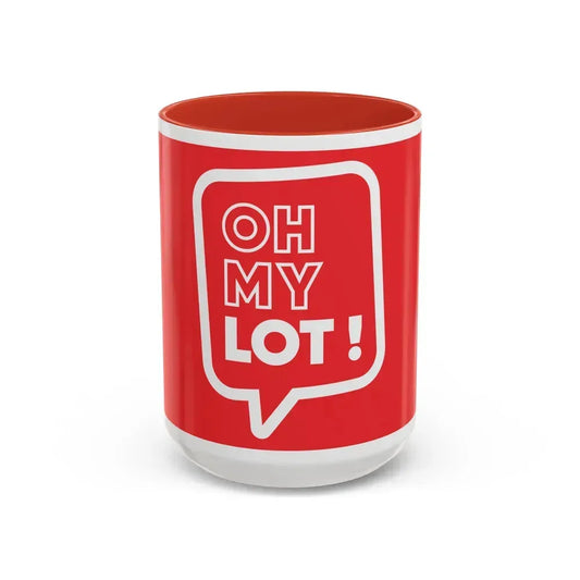 Flag of Lot France - Accent Coffee Mug 15oz Red - Go Mug Yourself