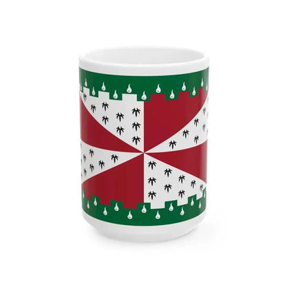 Flag of Loudoun County Virginia (United States) White Coffee Mug 15oz - Go Mug Yourself