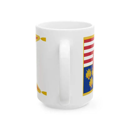 Flag of Louis II of Hungary (Hungary) White Coffee Mug - Go Mug Yourself