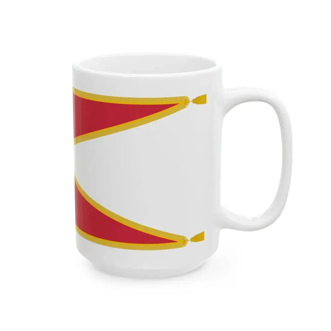 Flag of Louis II of Hungary (Hungary) White Coffee Mug - Go Mug Yourself