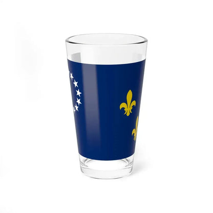 Flag of Louisville Kentucky 1934-2003 (United States) Pint Glass 16oz 16oz - Go Mug Yourself