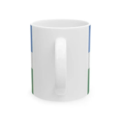 Flag of Lovas (Hungary) White Coffee Mug - Go Mug Yourself