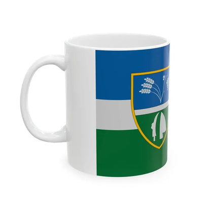 Flag of Lovas (Hungary) White Coffee Mug - Go Mug Yourself