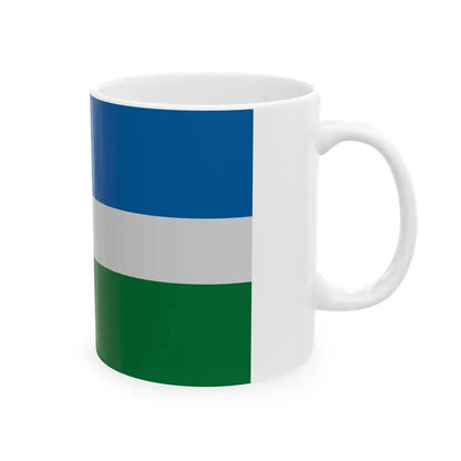 Flag of Lovas (Hungary) White Coffee Mug - Go Mug Yourself