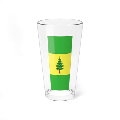 Flag of Lovrenc na Pohorju vertical (Slovenia) Pint Glass 16oz 16oz - Go Mug Yourself