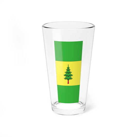 Flag of Lovrenc na Pohorju vertical (Slovenia) Pint Glass 16oz 16oz - Go Mug Yourself
