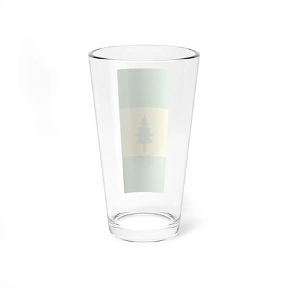 Flag of Lovrenc na Pohorju vertical (Slovenia) Pint Glass 16oz - Go Mug Yourself