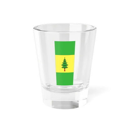 Flag of Lovrenc na Pohorju vertical (Slovenia) Shot Glass 1.5oz 1.5oz - Go Mug Yourself