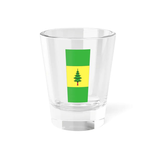 Flag of Lovrenc na Pohorju vertical (Slovenia) Shot Glass 1.5oz 1.5oz - Go Mug Yourself