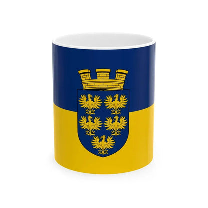 Flag of Lower Austria state (Austria) White Coffee Mug 11oz - Go Mug Yourself