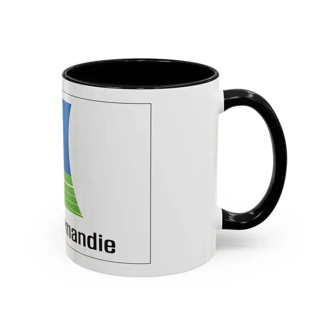 Flag of Lower Normandy France 2 - Accent Coffee Mug - Go Mug Yourself