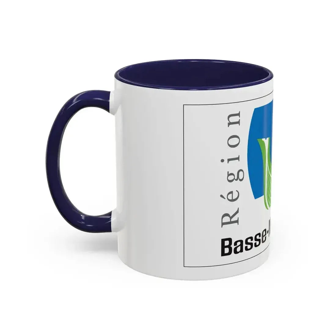 Flag of Lower Normandy France 2 - Accent Coffee Mug - Go Mug Yourself