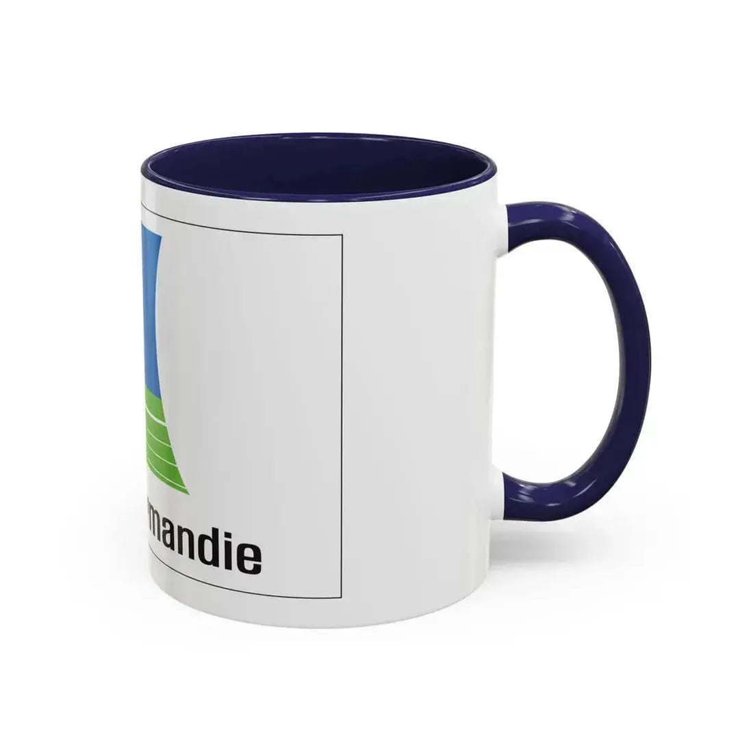 Flag of Lower Normandy France 2 - Accent Coffee Mug - Go Mug Yourself