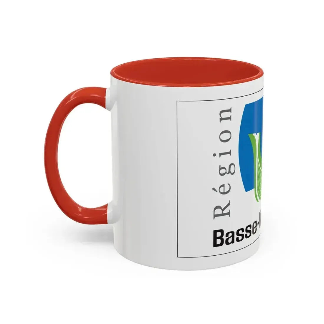 Flag of Lower Normandy France 2 - Accent Coffee Mug - Go Mug Yourself
