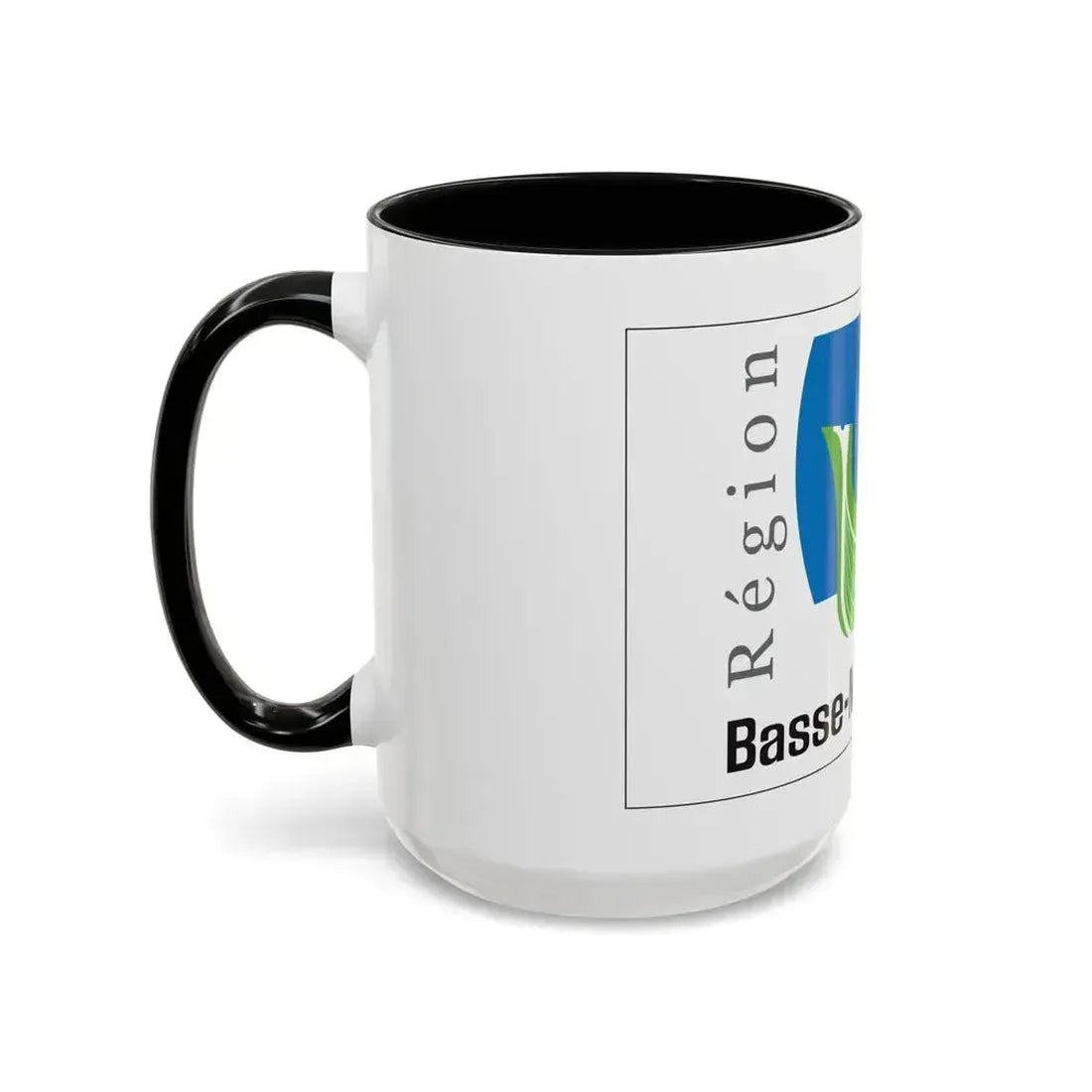 Flag of Lower Normandy France 2 - Accent Coffee Mug - Go Mug Yourself