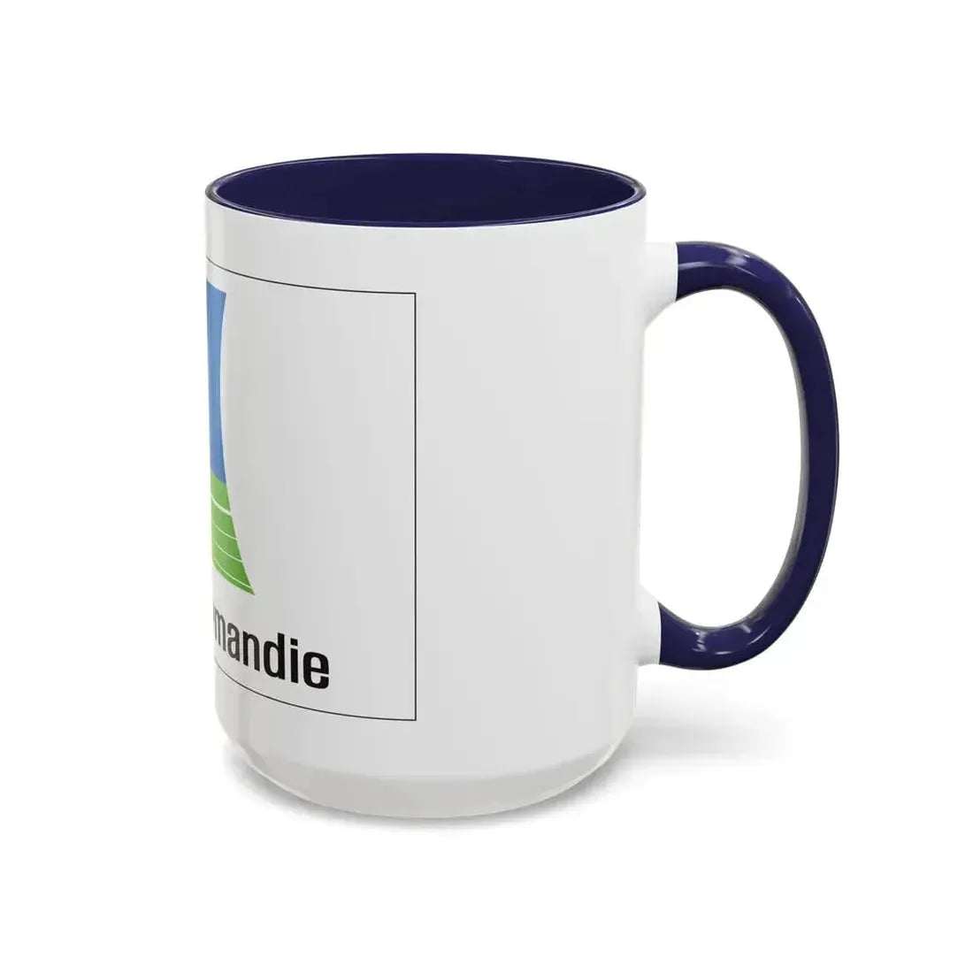 Flag of Lower Normandy France 2 - Accent Coffee Mug - Go Mug Yourself