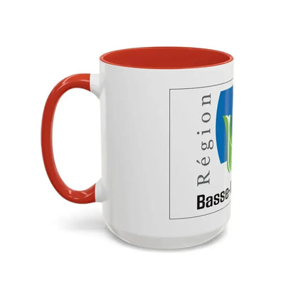 Flag of Lower Normandy France 2 - Accent Coffee Mug - Go Mug Yourself