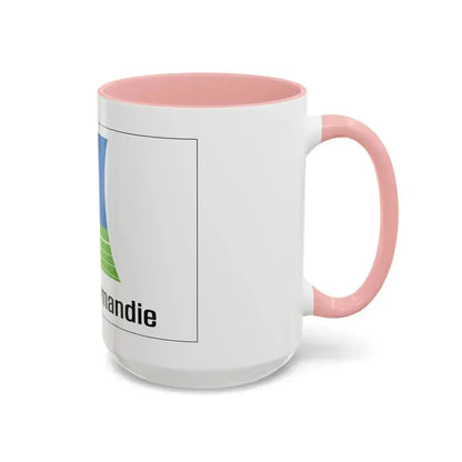 Flag of Lower Normandy France 2 - Accent Coffee Mug - Go Mug Yourself