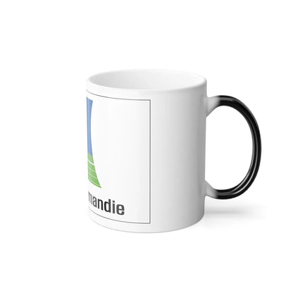 Flag of Lower Normandy France 2 - Color Changing Coffee Mug-Go Mug Yourself