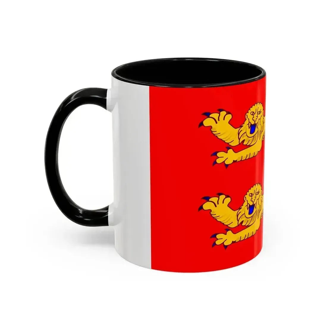 Flag of Lower Normandy France - Accent Coffee Mug - Go Mug Yourself