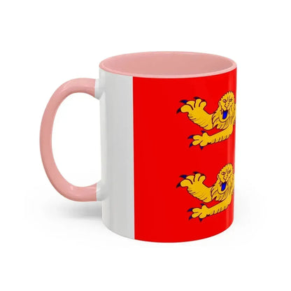 Flag of Lower Normandy France - Accent Coffee Mug - Go Mug Yourself