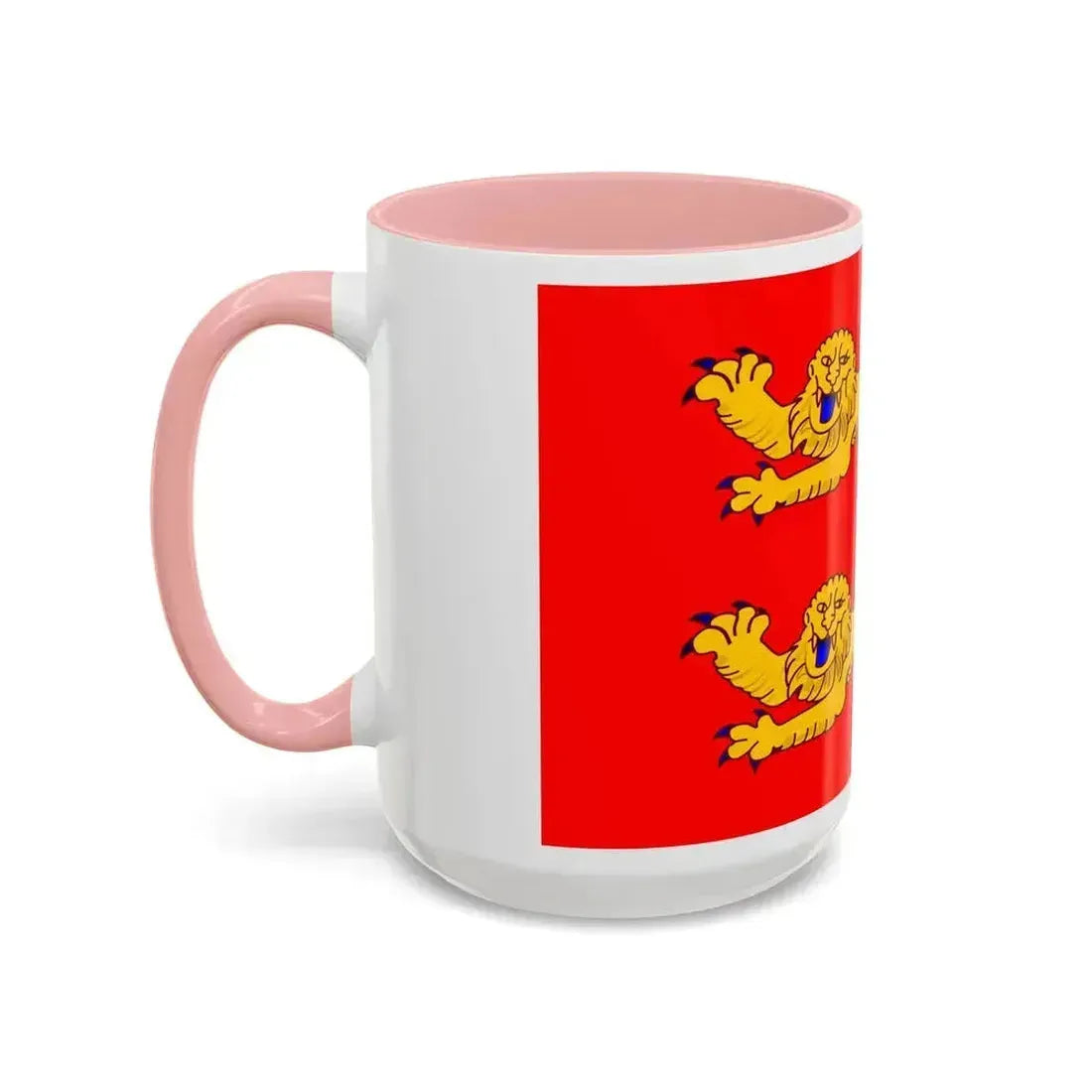 Flag of Lower Normandy France - Accent Coffee Mug - Go Mug Yourself