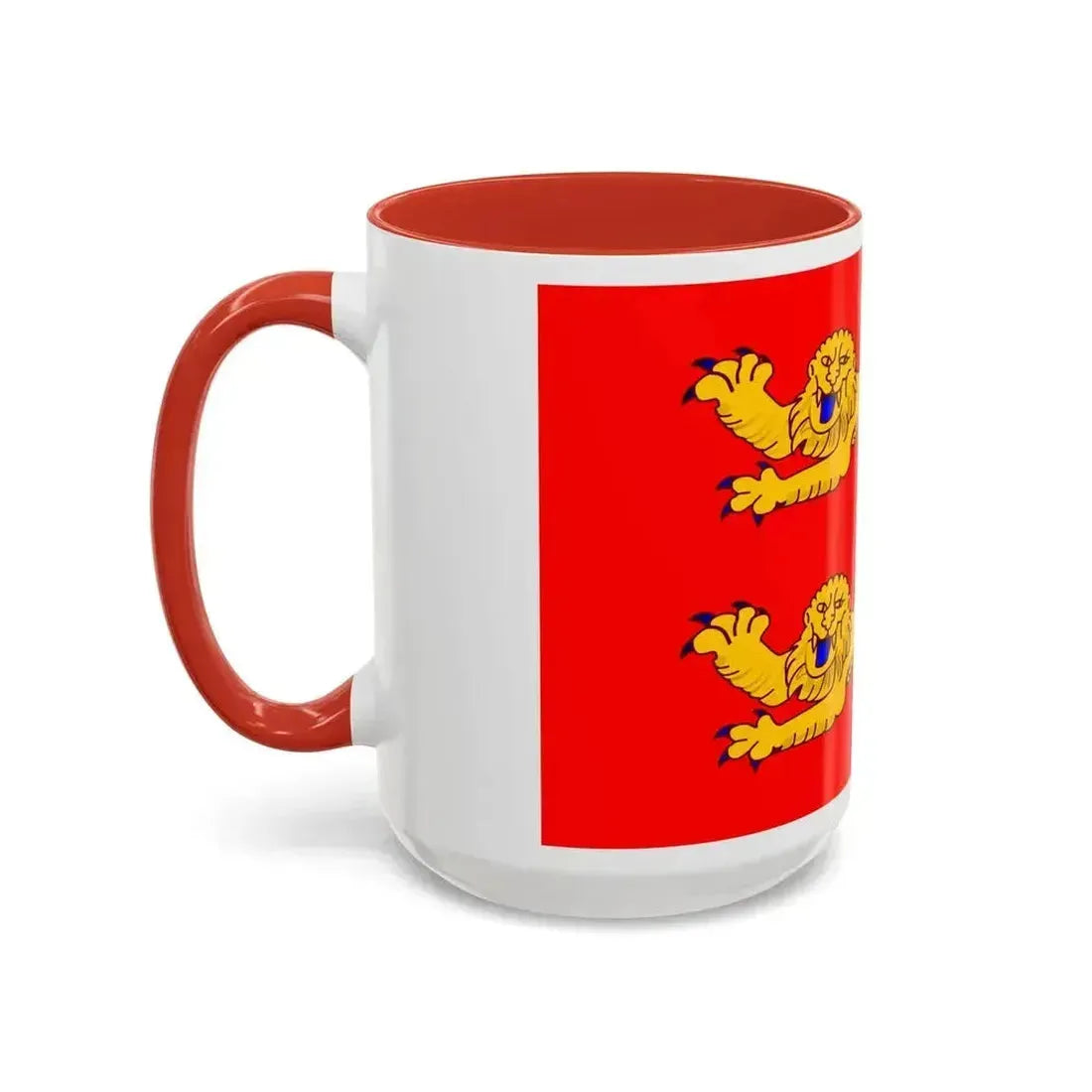 Flag of Lower Normandy France - Accent Coffee Mug - Go Mug Yourself