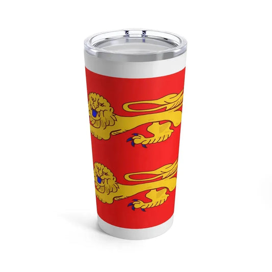 Flag of Lower Normandy France - Tumbler 20oz 20oz - Go Mug Yourself