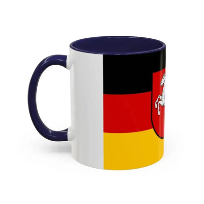 Flag of Lower Saxony Germany - Accent Coffee Mug - Go Mug Yourself