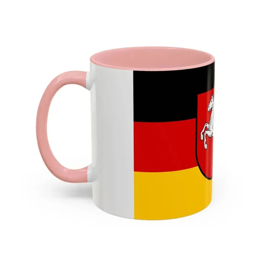 Flag of Lower Saxony Germany - Accent Coffee Mug - Go Mug Yourself