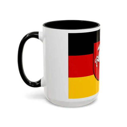 Flag of Lower Saxony Germany - Accent Coffee Mug - Go Mug Yourself