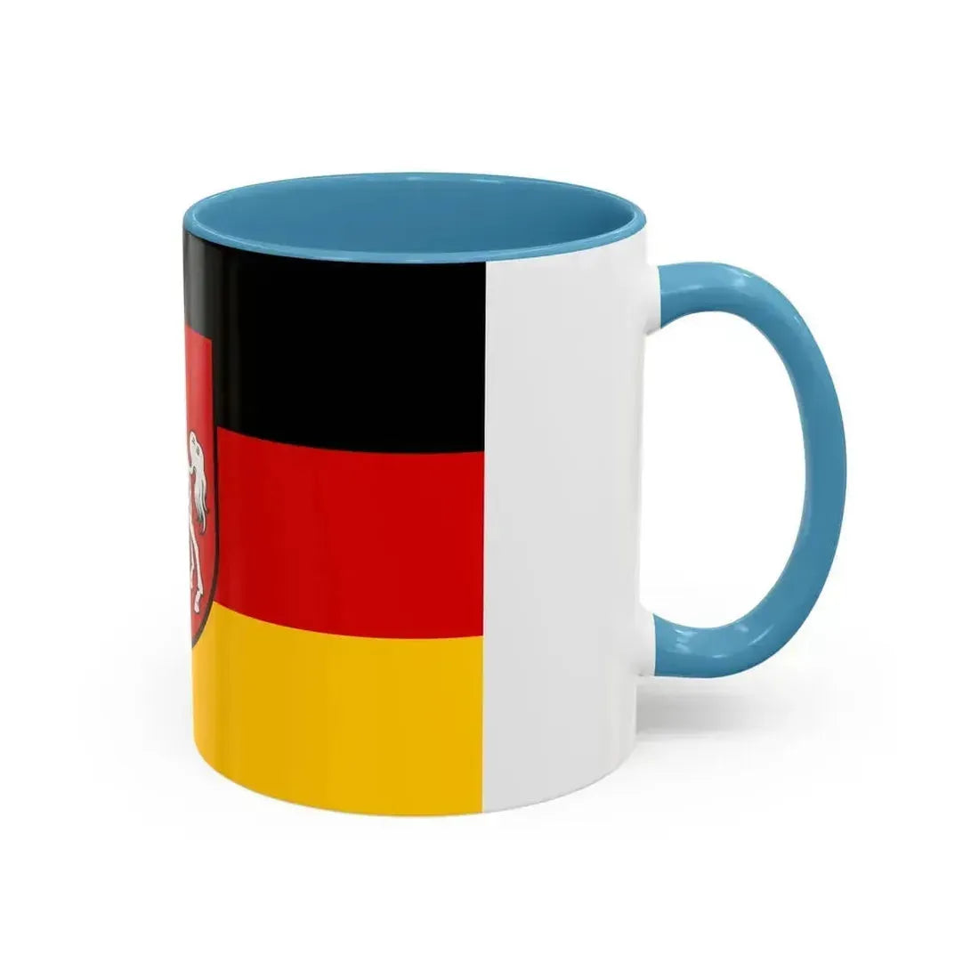 Flag of Lower Saxony Germany - Accent Coffee Mug - Go Mug Yourself