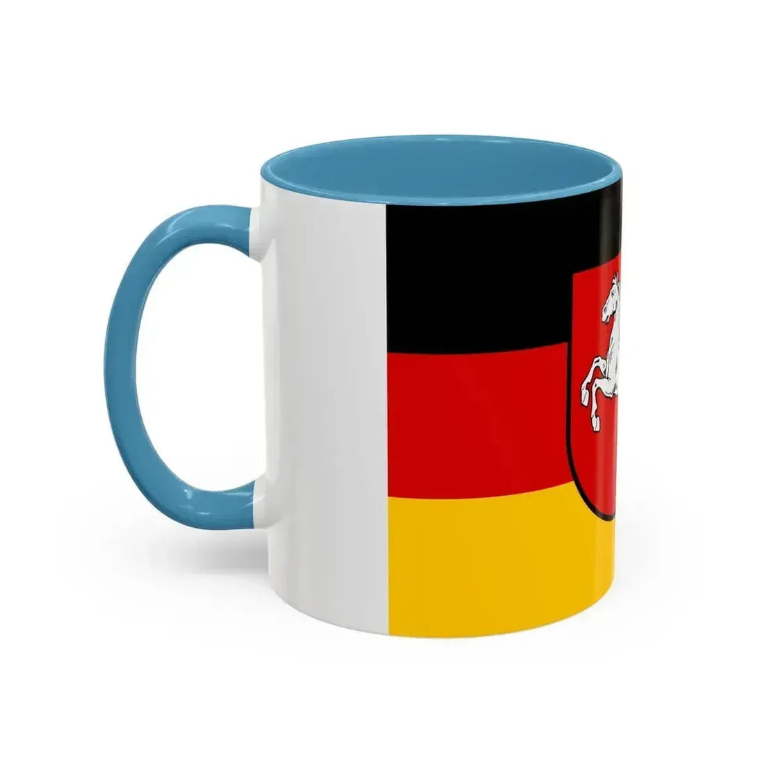 Flag of Lower Saxony Germany - Accent Coffee Mug - Go Mug Yourself