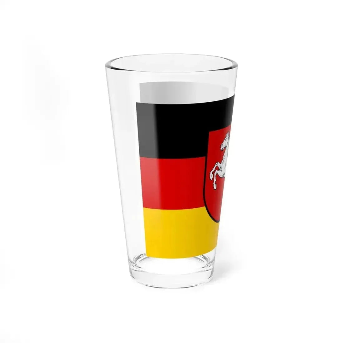 Flag of Lower Saxony Germany - Pint Glass 16oz - Go Mug Yourself
