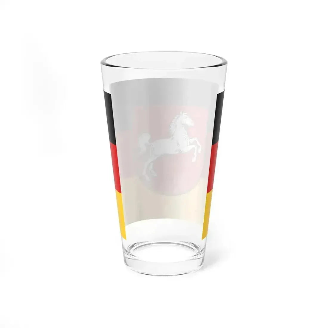 Flag of Lower Saxony Germany - Pint Glass 16oz - Go Mug Yourself
