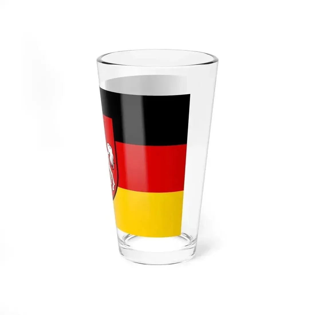 Flag of Lower Saxony Germany - Pint Glass 16oz - Go Mug Yourself