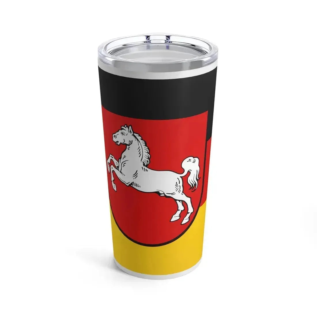 Flag of Lower Saxony Germany - Tumbler 20oz 20oz - Go Mug Yourself