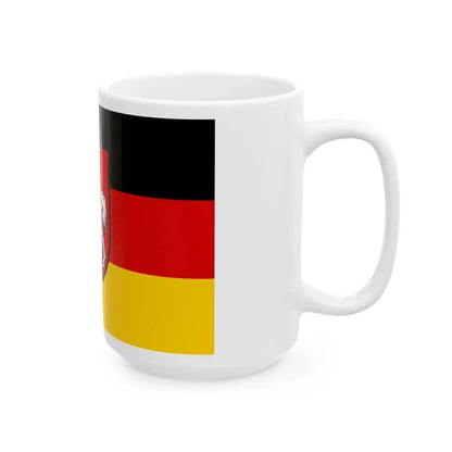 Flag of Lower Saxony Germany - White Coffee Mug - Go Mug Yourself