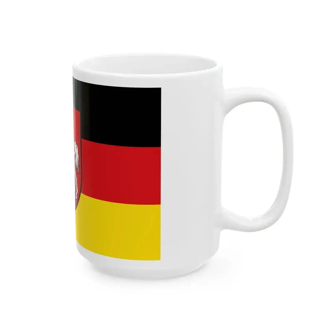 Flag of Lower Saxony (Germany) White Coffee Mug - Go Mug Yourself