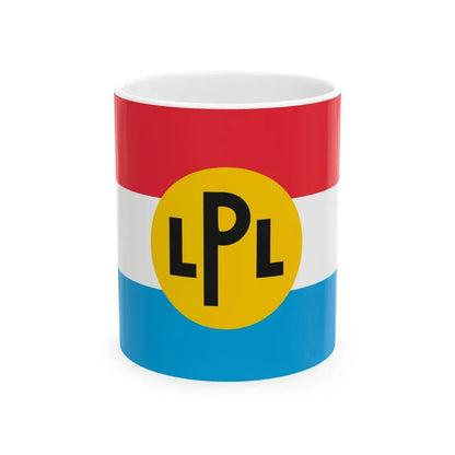 Flag of LPL (Luxembourg) White Coffee Mug 11oz - Go Mug Yourself