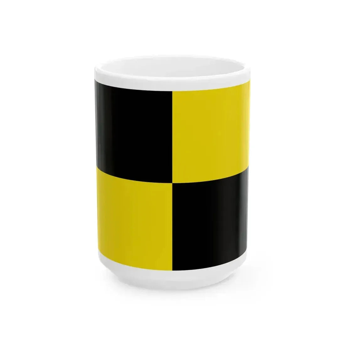 Flag of Lubbeek (Belgium) White Coffee Mug 15oz - Go Mug Yourself