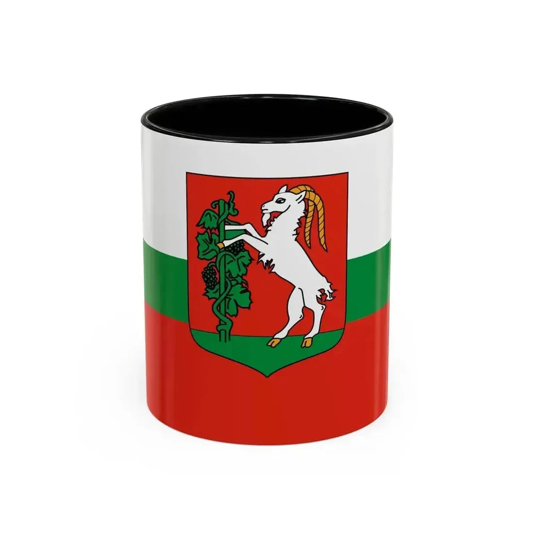 Flag of Lublin Poland - Accent Coffee Mug 11oz Black - Go Mug Yourself