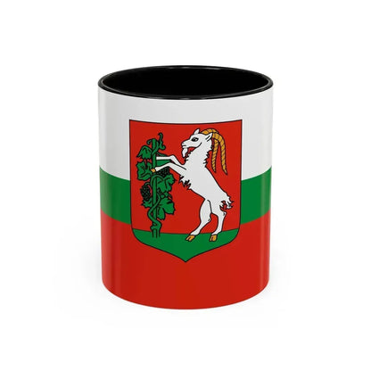 Flag of Lublin Poland - Accent Coffee Mug 11oz Black - Go Mug Yourself