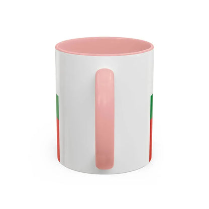 Flag of Lublin Poland - Accent Coffee Mug - Go Mug Yourself