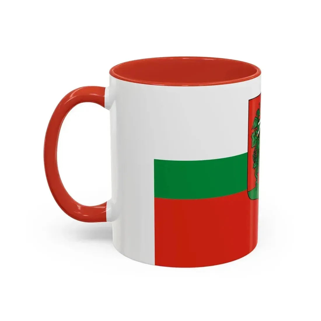 Flag of Lublin Poland - Accent Coffee Mug - Go Mug Yourself