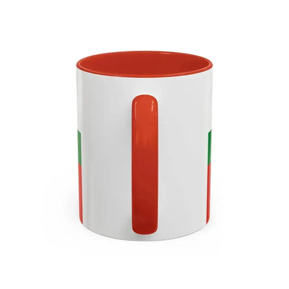 Flag of Lublin Poland - Accent Coffee Mug - Go Mug Yourself