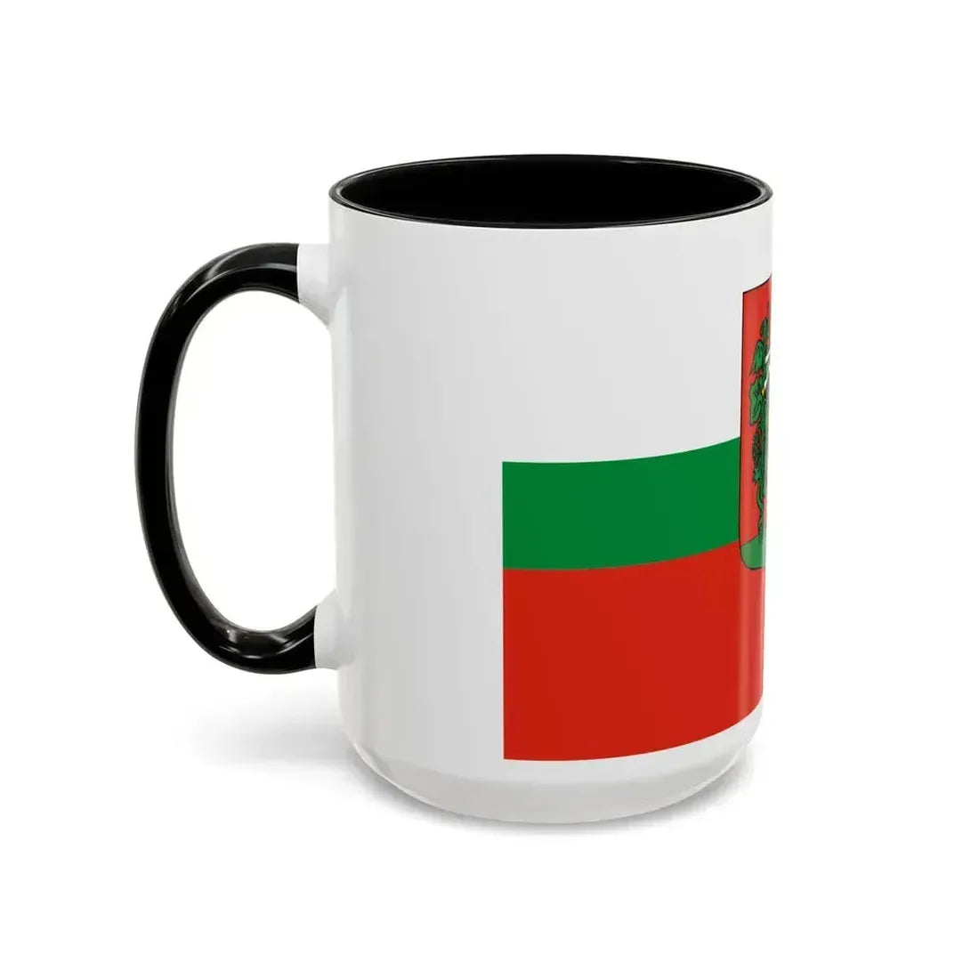 Flag of Lublin Poland - Accent Coffee Mug - Go Mug Yourself