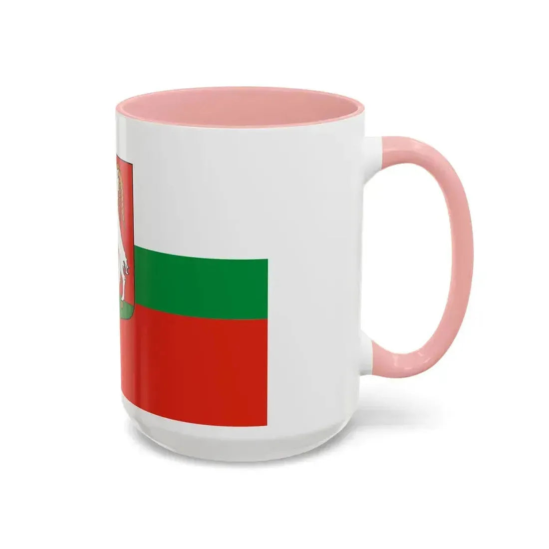 Flag of Lublin Poland - Accent Coffee Mug - Go Mug Yourself