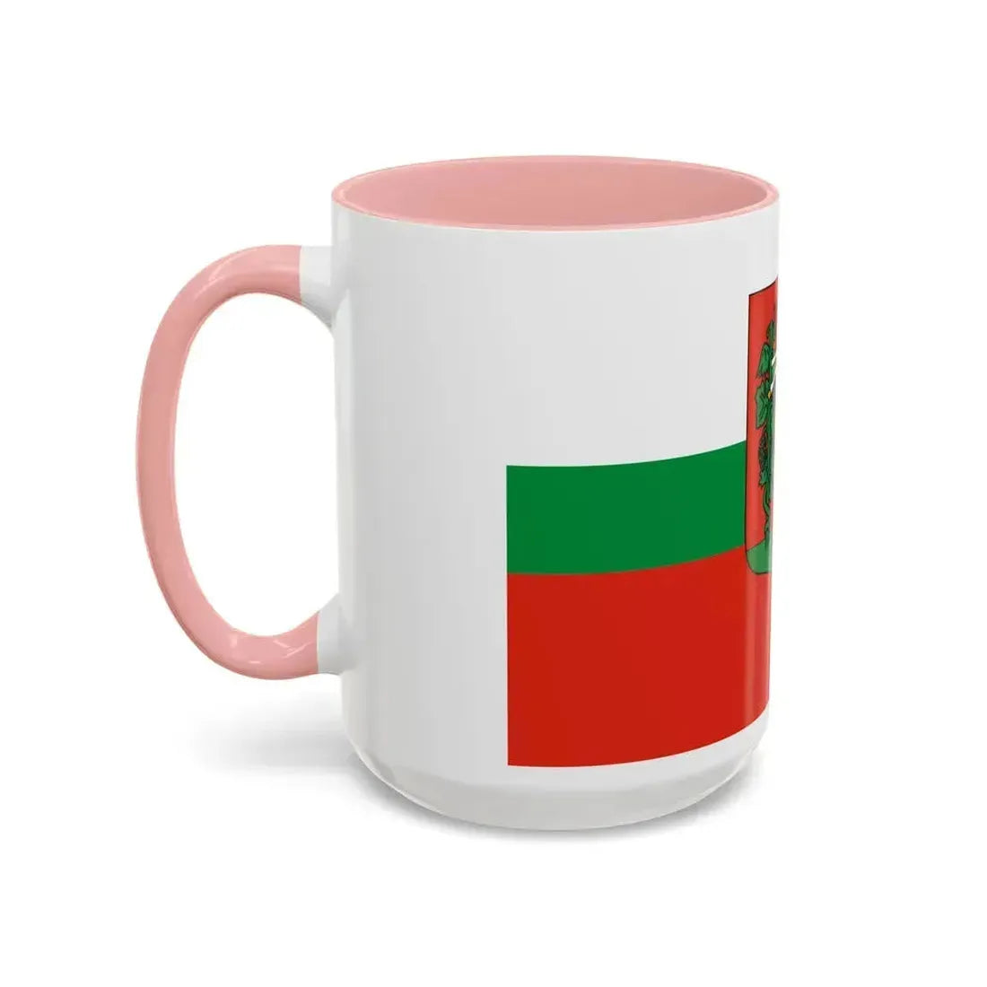 Flag of Lublin Poland - Accent Coffee Mug - Go Mug Yourself