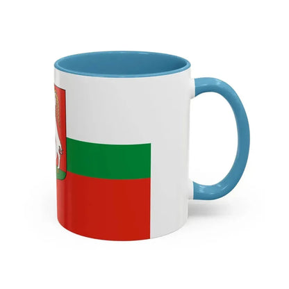 Flag of Lublin Poland - Accent Coffee Mug - Go Mug Yourself